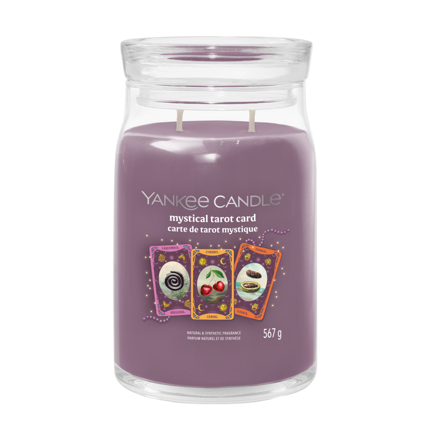 Mystical Tarot Card Signature Large Jar 567g 2-Docht